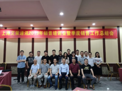 2019年銷售培訓(xùn)會(huì)暨季度銷售工作總結(jié)會(huì)圓滿落幕